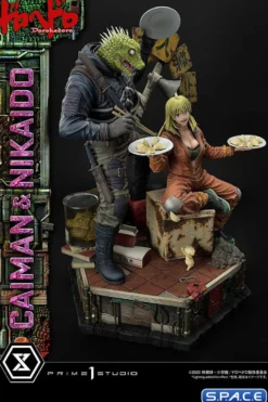 1/4 Scale Caiman & Nikaido Ultimate Premium Masterline Statue
