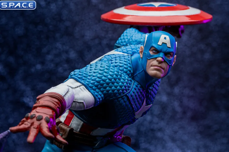 1/10 Scale Captain America Deluxe Art Scale Statue