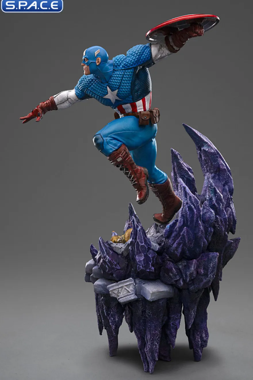1/10 Scale Captain America Deluxe Art Scale Statue