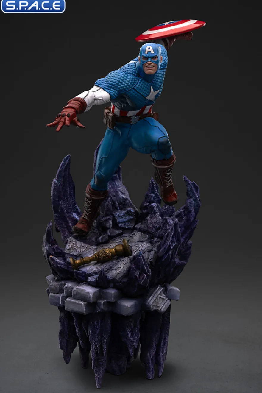 1/10 Scale Captain America Deluxe Art Scale Statue
