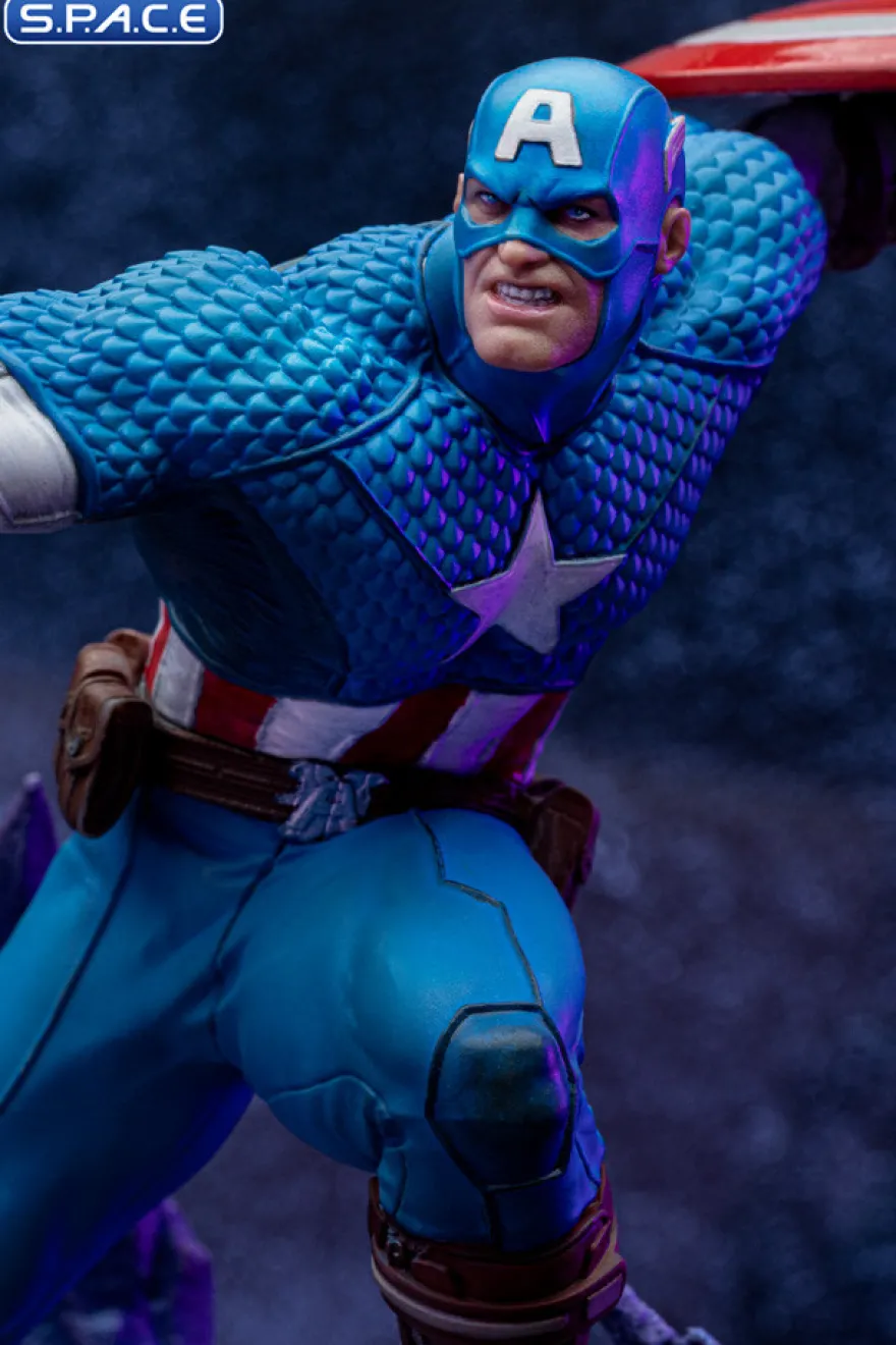 1/10 Scale Captain America Deluxe Art Scale Statue
