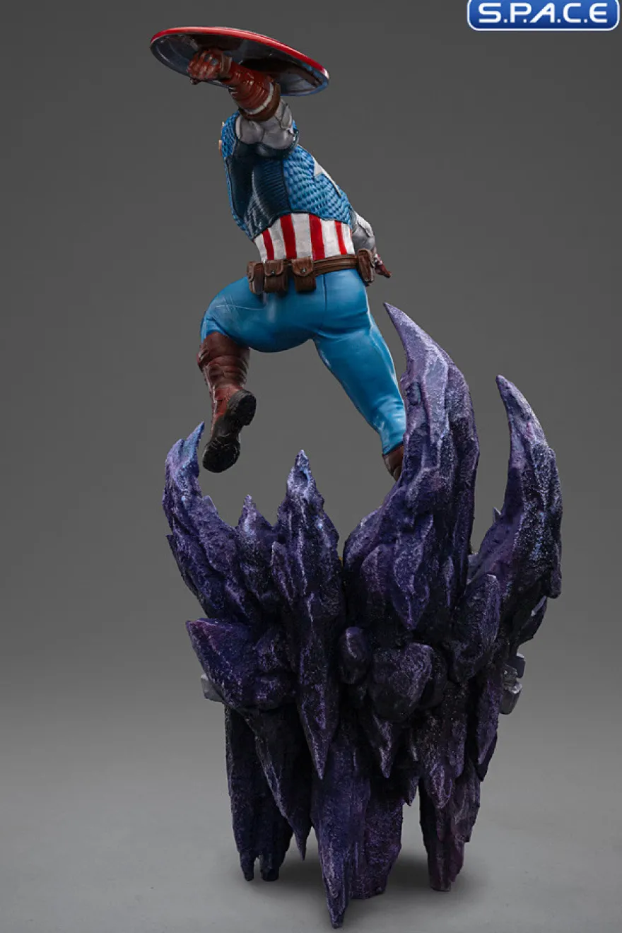 1/10 Scale Captain America Deluxe Art Scale Statue
