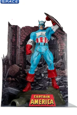 1/6 Scale Captain America from The Amazing Spider-Man 323 PVC Statue