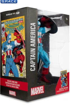 1/6 Scale Captain America from The Amazing Spider-Man 323 PVC Statue