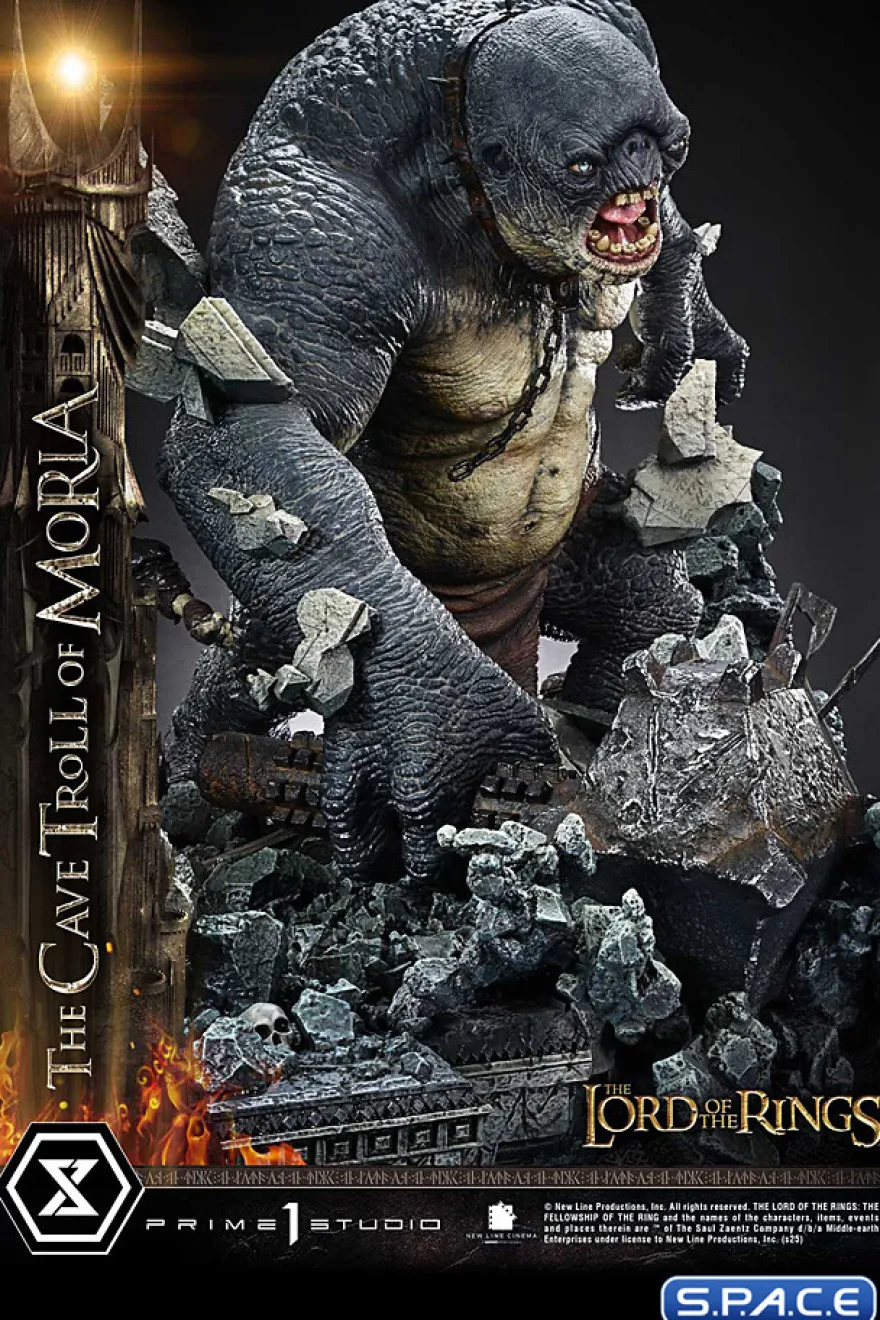 1/4 Scale Cave Troll of Moria Premium Masterline Statue