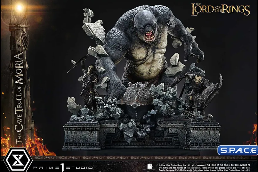 1/4 Scale Cave Troll of Moria Premium Masterline Statue