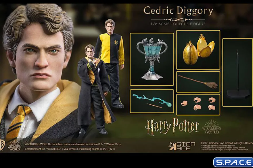 1/6 Scale Cedric Diggory Deluxe Version