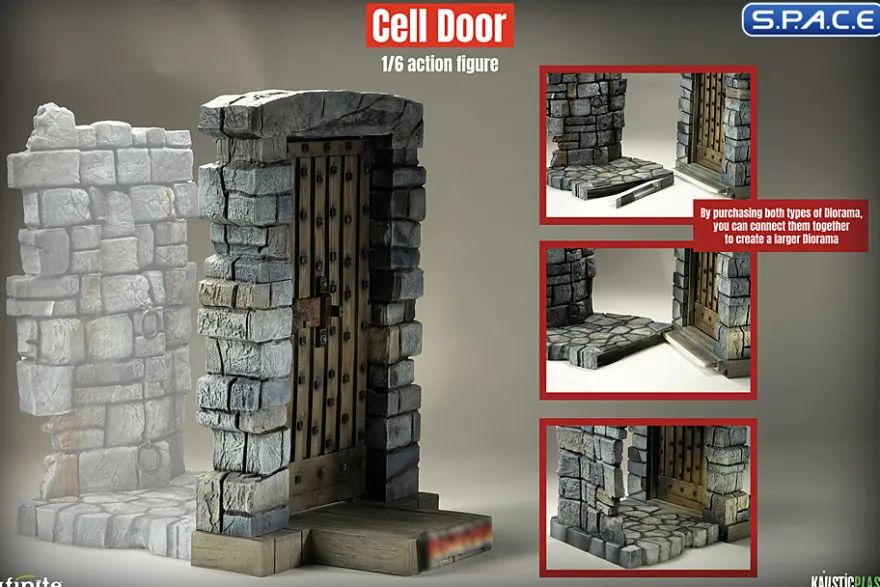 1/6 Scale Cell Door Diorama