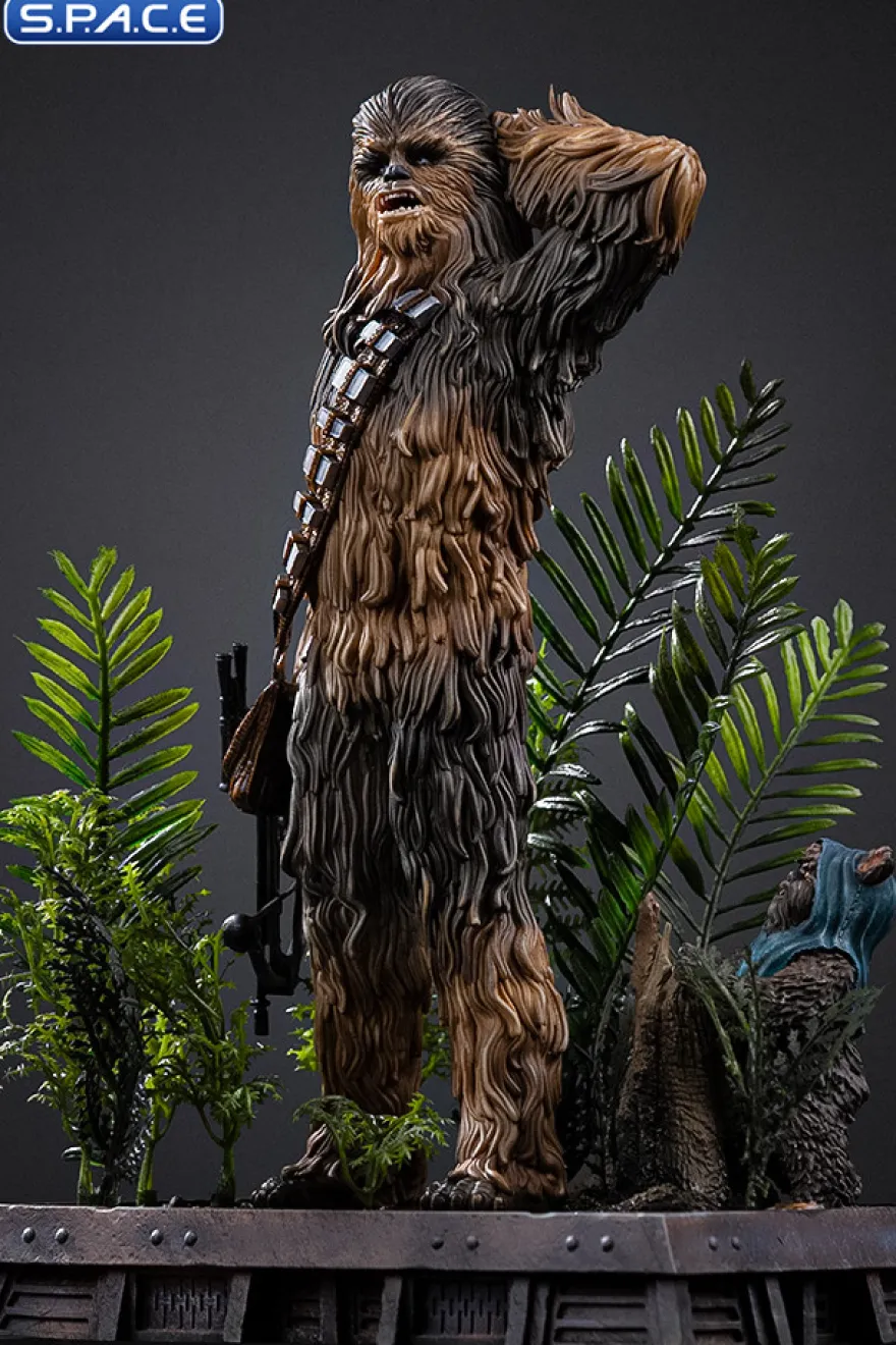 1/10 Scale Chewbacca & Tokkat Art Scale Statue