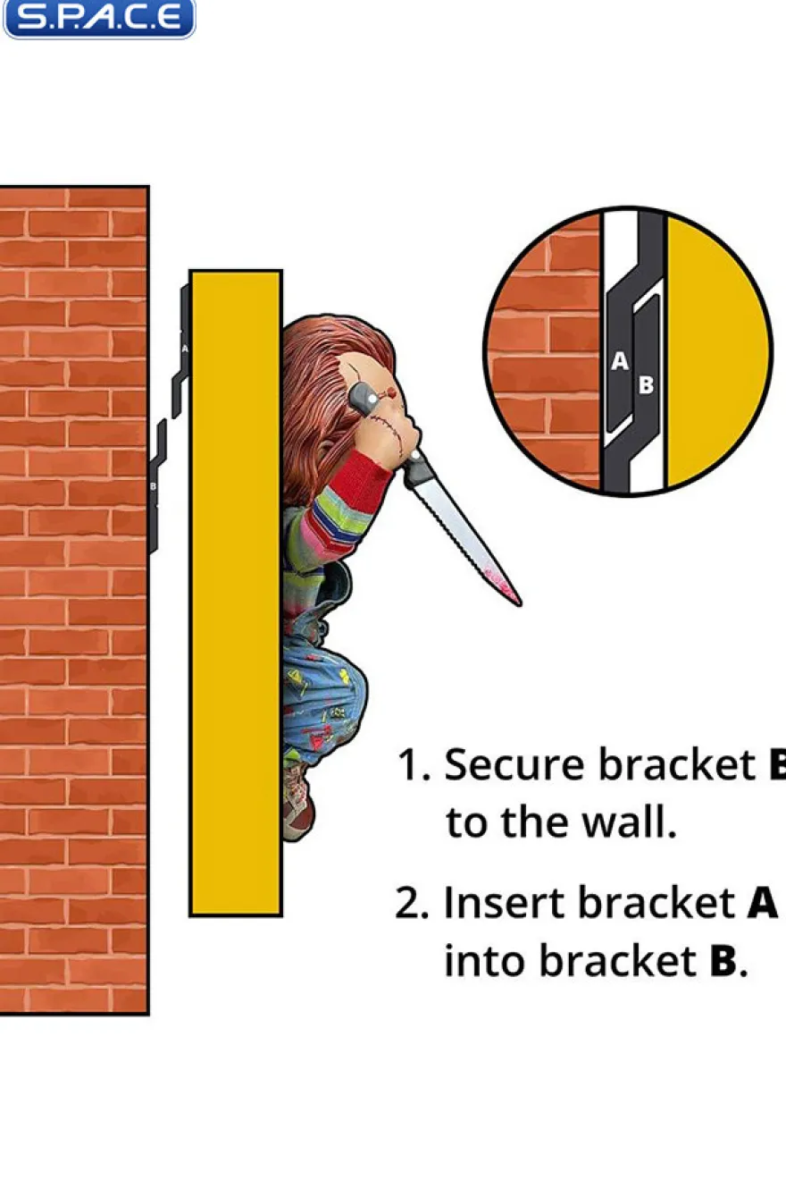 1/2 Scale Chucky Wall Sculpture
