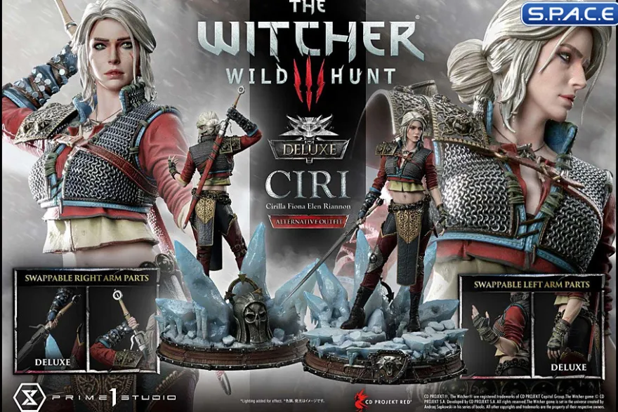 1/4 Scale Ciri Fiona Elen Riannon Alternative Outfit Deluxe Premium Masterline Statue - Bonus Version