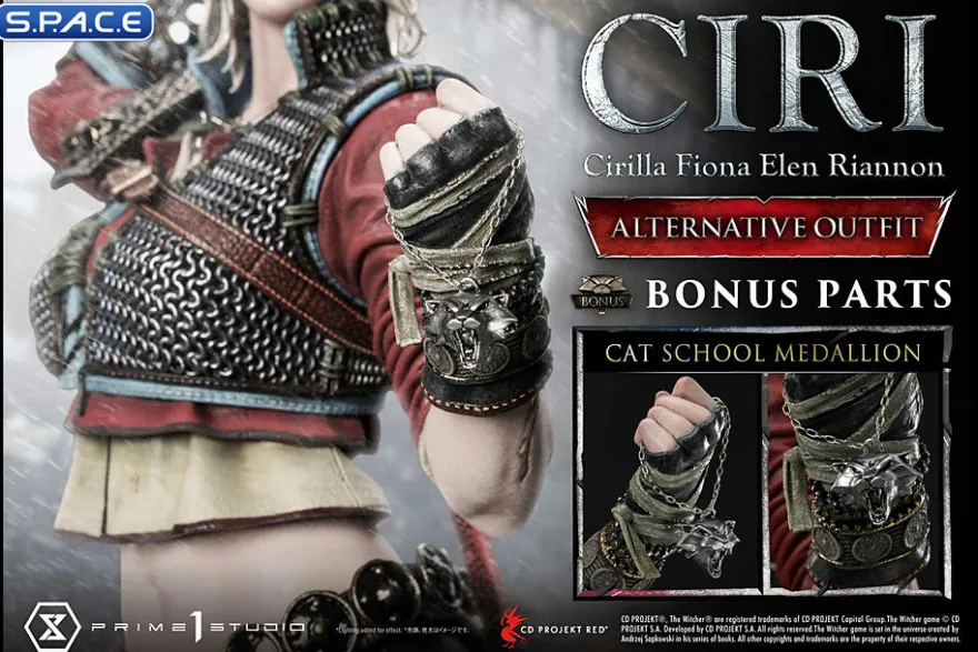 1/4 Scale Ciri Fiona Elen Riannon Alternative Outfit Deluxe Premium Masterline Statue - Bonus Version
