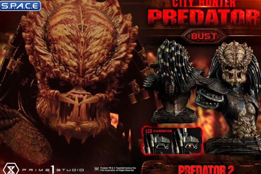 1/3 Scale City Hunter Predator Premium Bust