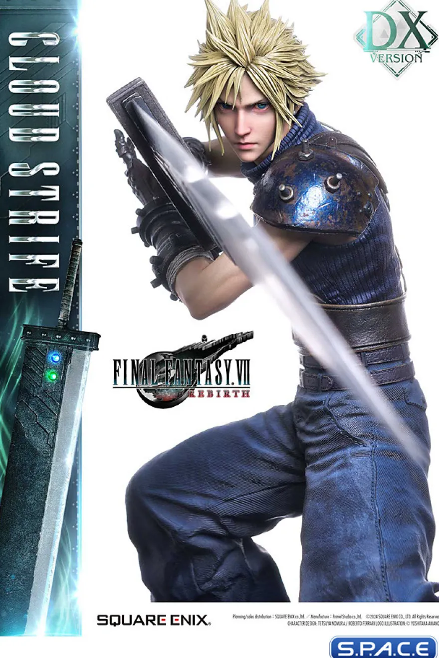 1/4 Scale Cloud Strife Deluxe Square Enix Masterline Statue