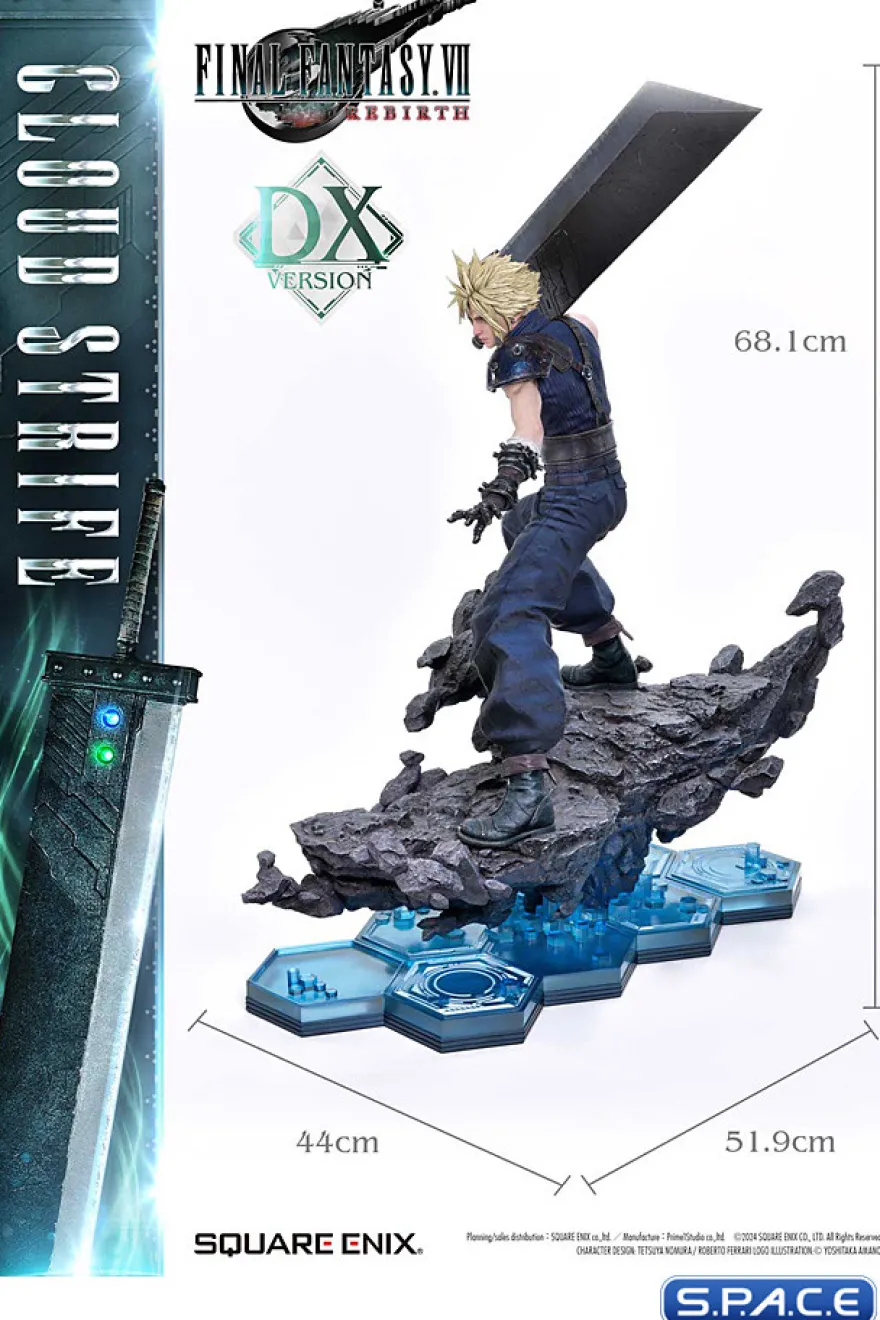 1/4 Scale Cloud Strife Deluxe Square Enix Masterline Statue