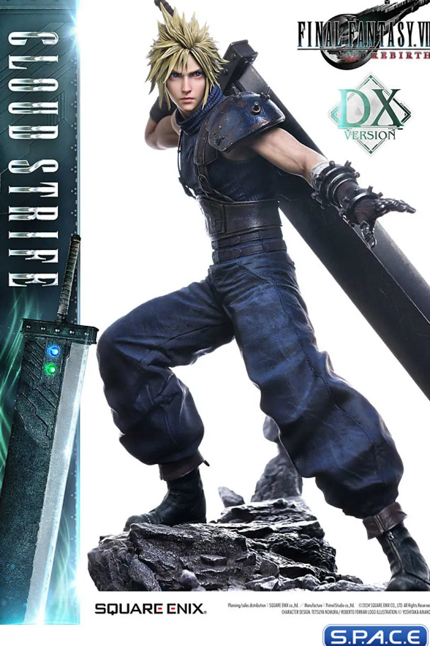 1/4 Scale Cloud Strife Deluxe Square Enix Masterline Statue