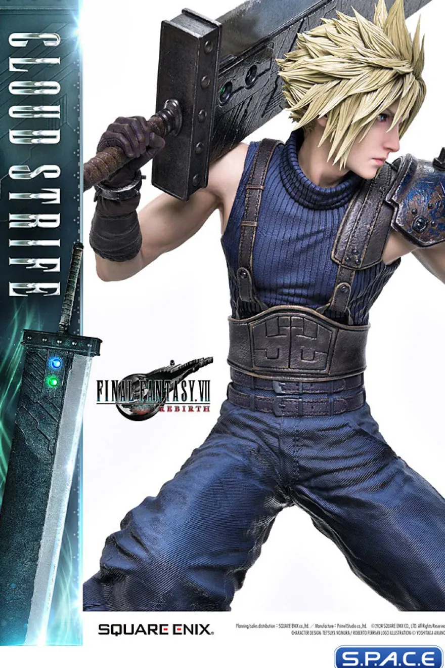 1/4 Scale Cloud Strife Square Enix Masterline Statue