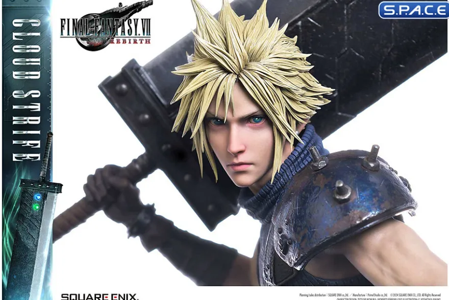 1/4 Scale Cloud Strife Square Enix Masterline Statue