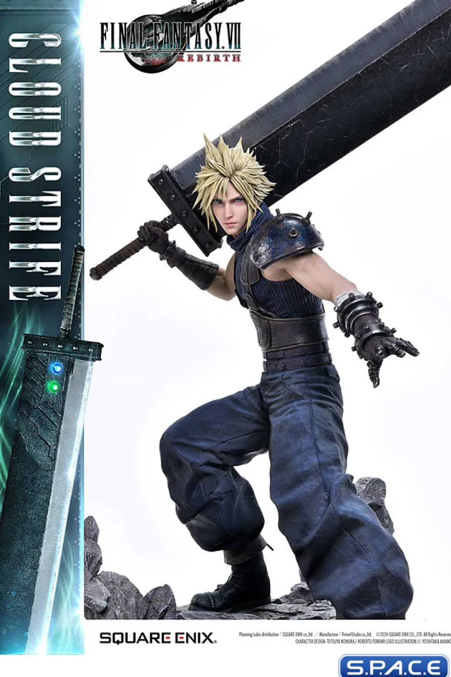 1/4 Scale Cloud Strife Square Enix Masterline Statue