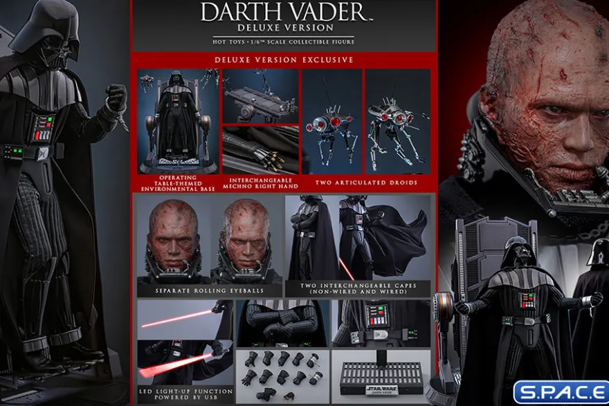 1/6 Scale Darth Vader Deluxe Version