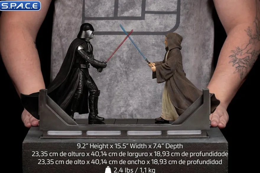 1/10 Scale Darth Vader vs. Obi-Wan Kenobi Deluxe Art Scale Statue