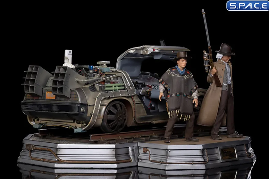 1/10 Scale DeLorean Full Set Deluxe Art Scale Statue