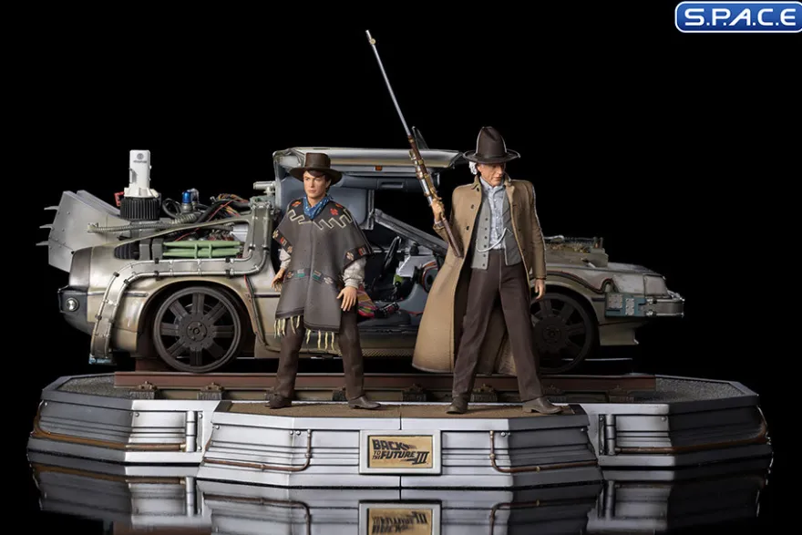 1/10 Scale DeLorean Full Set Deluxe Art Scale Statue