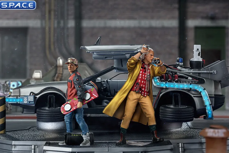 1/10 Scale DeLorean Full Set Deluxe Art Scale Statue