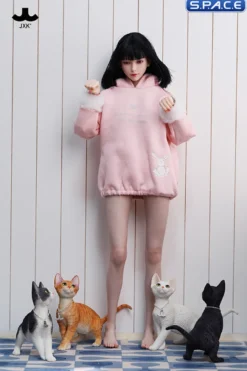 1/6 Scale Devon Rex Cat