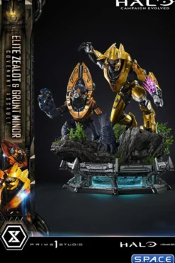 1/4 Scale Elite Zealot & Grunt Minor Covenant Assault Ultimate Premium Masterline Statue