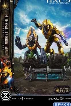 1/4 Scale Elite Zealot & Grunt Minor Covenant Assault Ultimate Premium Masterline Statue