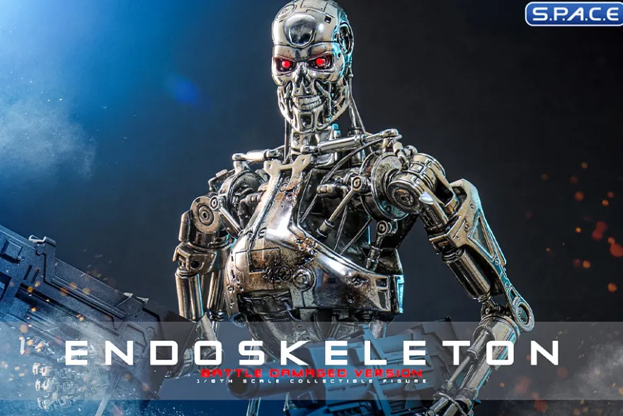 1/6 Scale Endoskeleton Battle Damaged Version