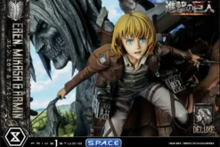 1/4 Scale Eren, Mikasa & Armin Deluxe Ultimate Premium Masterline Statue