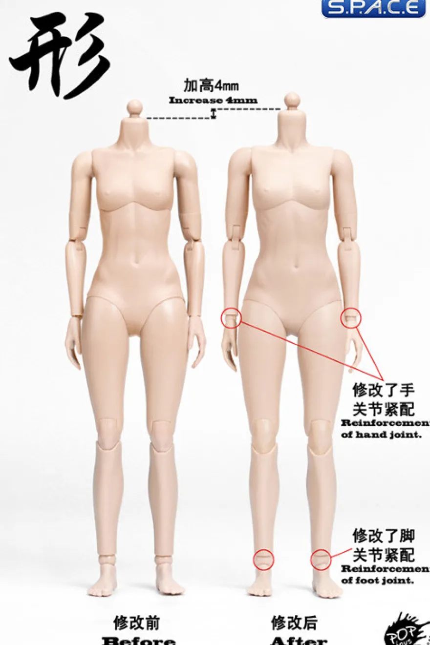 1/6 Scale female pale Body