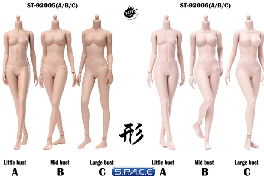 1/6 Scale female pale Body