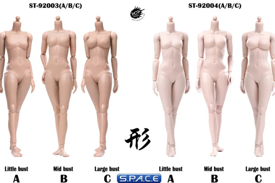 1/6 Scale female suntan Body