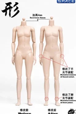 1/6 Scale female suntan Body