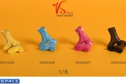 1/6 Scale female Zipper Boots