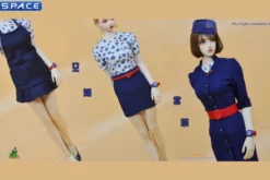 1/6 Scale Flight Attendant Clothing Set