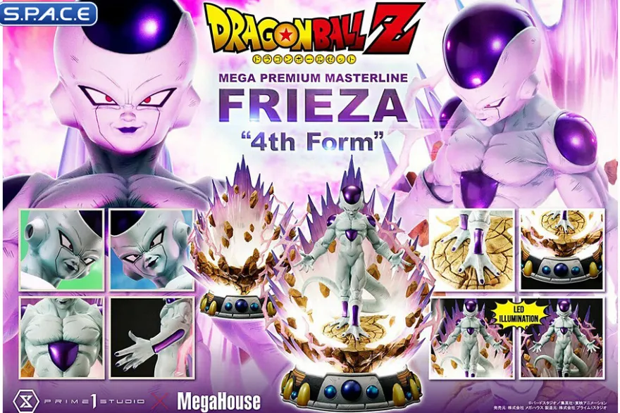 1/4 Scale Frieza »4th Form« Mega Premium Masterline Statue