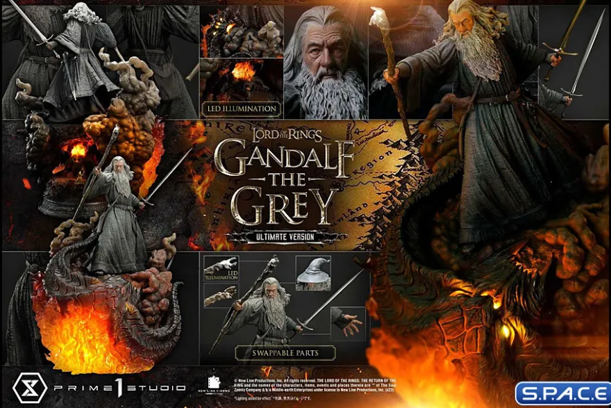 1/4 Scale Gandalf the Grey Ultimate Premium Masterline Statue
