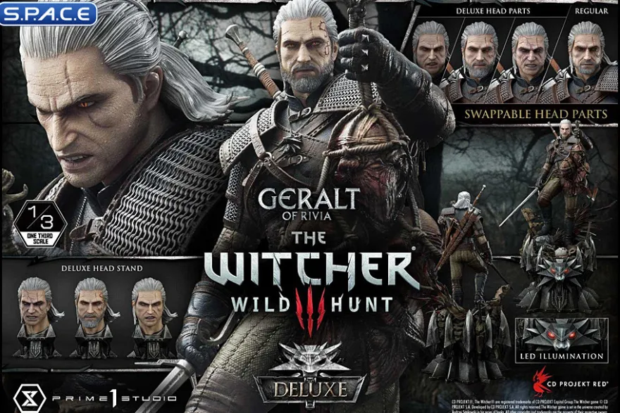 1/3 Scale Geralt of Rivia Deluxe Version