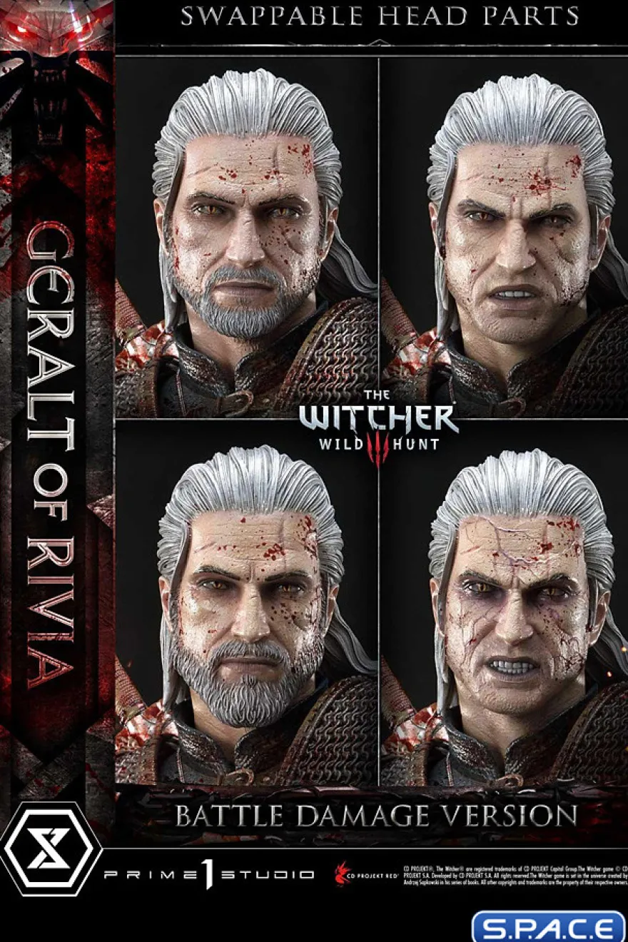 1/3 Scale Geralt of Rivia Museum Masterline Statue