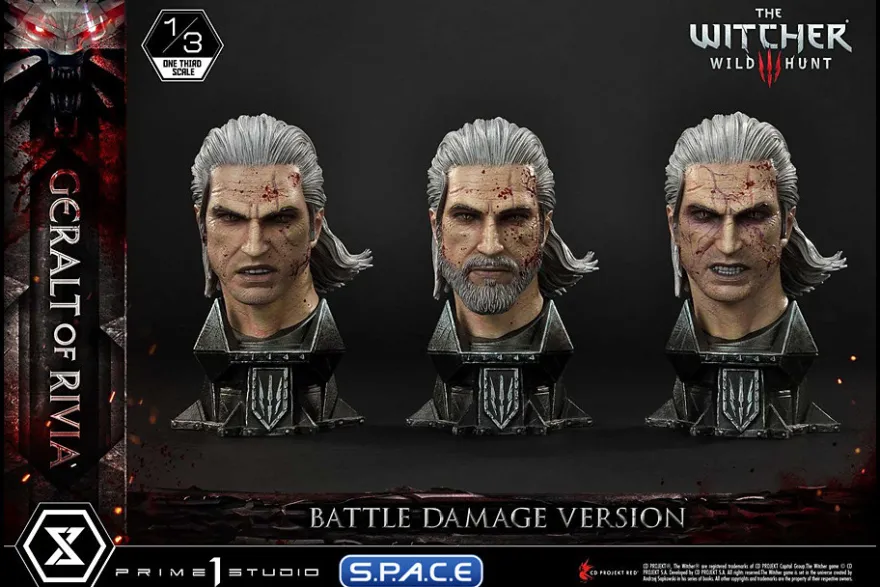 1/3 Scale Geralt of Rivia Museum Masterline Statue