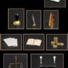 1/6 Scale Gringotts Desk Accessory Set