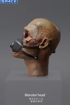 1/6 Scale grotesque Gas Mask Zombie Head Sculpt