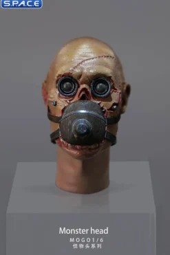 1/6 Scale grotesque Gas Mask Zombie Head Sculpt