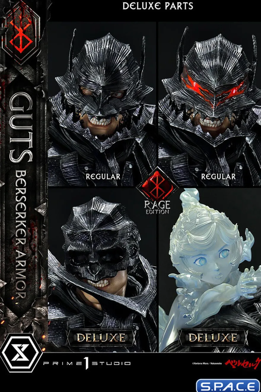 1/4 Scale Guts Berserker Armor Rage Edition Deluxe Version Ultimate Premium Masterline Statue