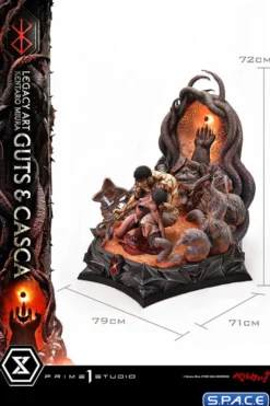 1/4 Scale Guts & Casca Legacy Art »Kentaro Miura« Statue