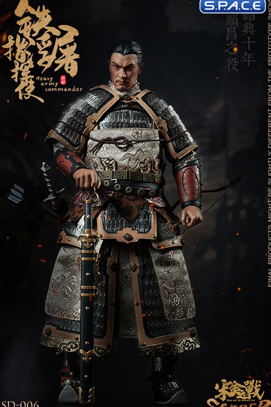 1/6 Scale Heavy Army Commander Jin Dynasty - Silver Version